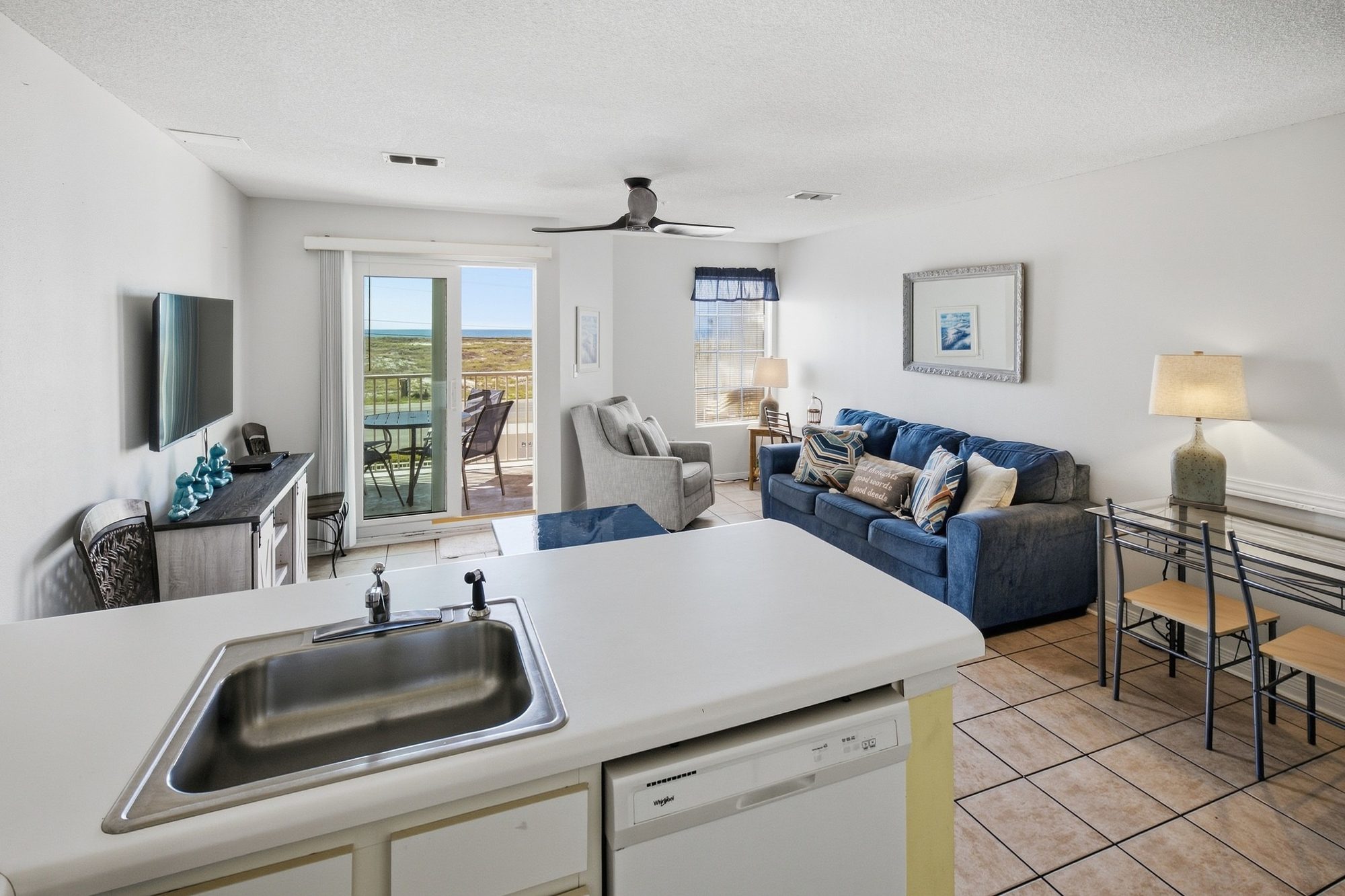 Coastal open living space